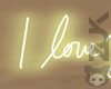 乙 I love you Neón