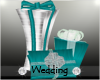 Teal Silver Wedding Gift