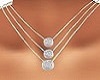 3 diamond Necklace