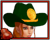 *C CowGirl Hat Green