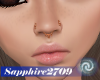 *S*Copper Nose Piercings