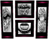 Diamond Lip Art Collage