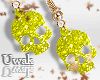 YellowSkull Earrings