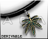 ♔ Marijuana Choker