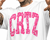 CRTZ PINK WHITE SHIRT