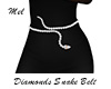 Diamonds Snake Belt