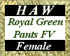 Royal Green Pants FV