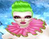 Pink/Lime Clown Frill