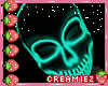 Skeleton Mask Teal