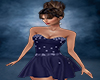 Blue Holly-Day Dress