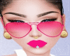 |A| Glasses Aviator Pink