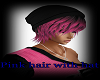 pink hair /w hat