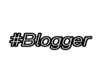 hash tag blogger letters