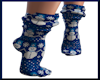 Holiday Knit Socks BLUE