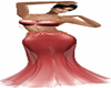 red/gold gown
