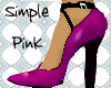 Simple PNK RND-Toe Heels
