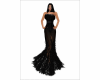 GHEDC Black Feather Gown