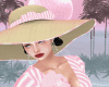 MxU-Pink straw Hat
