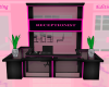 Pink Receptionist Desk