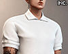 inc. White Polo + Tattoo