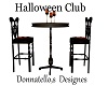 halloween bar table