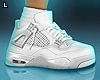 4s Retro Grey Sneakers