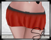 ✞ Red Curvy Skirt