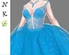 NK" Blue Queen Gown