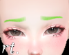 rt. green eyebrows