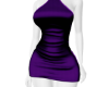 Purple Satin Dress