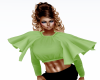Lime Cape top
