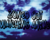 Zoned-Out Anime Headsign