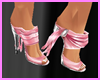 ! Snow Pink Chrome Heels