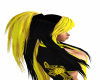 Yellow Black Raven Hair