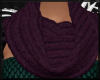 Purple Knit Scarf