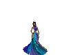 blue gown