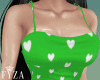Heart Dress Green