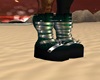 Green Metal Boots
