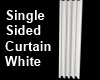 Singleside White curtain