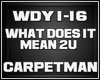 CARPETMAN WHAT DOES IT