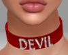 Devil Choker Red
