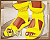🌴Hawaii Yellow Sandals
