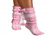Christmas pink socks