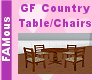 GF Country Table/Chairs