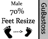 Feet Scaler 70% Male