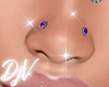 Nose Stud Purple