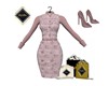 YIERNY DRESS PINK RLL