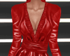 (M) Red Leather Blazer