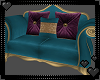 Teal Luxe Sofa