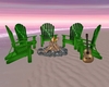 Deck Chairs - Green